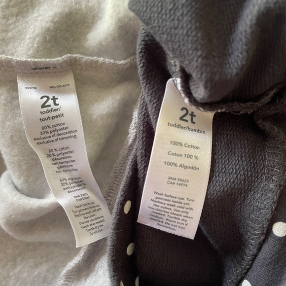 Carter’s 2T Girls Sweatshirts (set of 2 shirts) - Picture 7 of 13